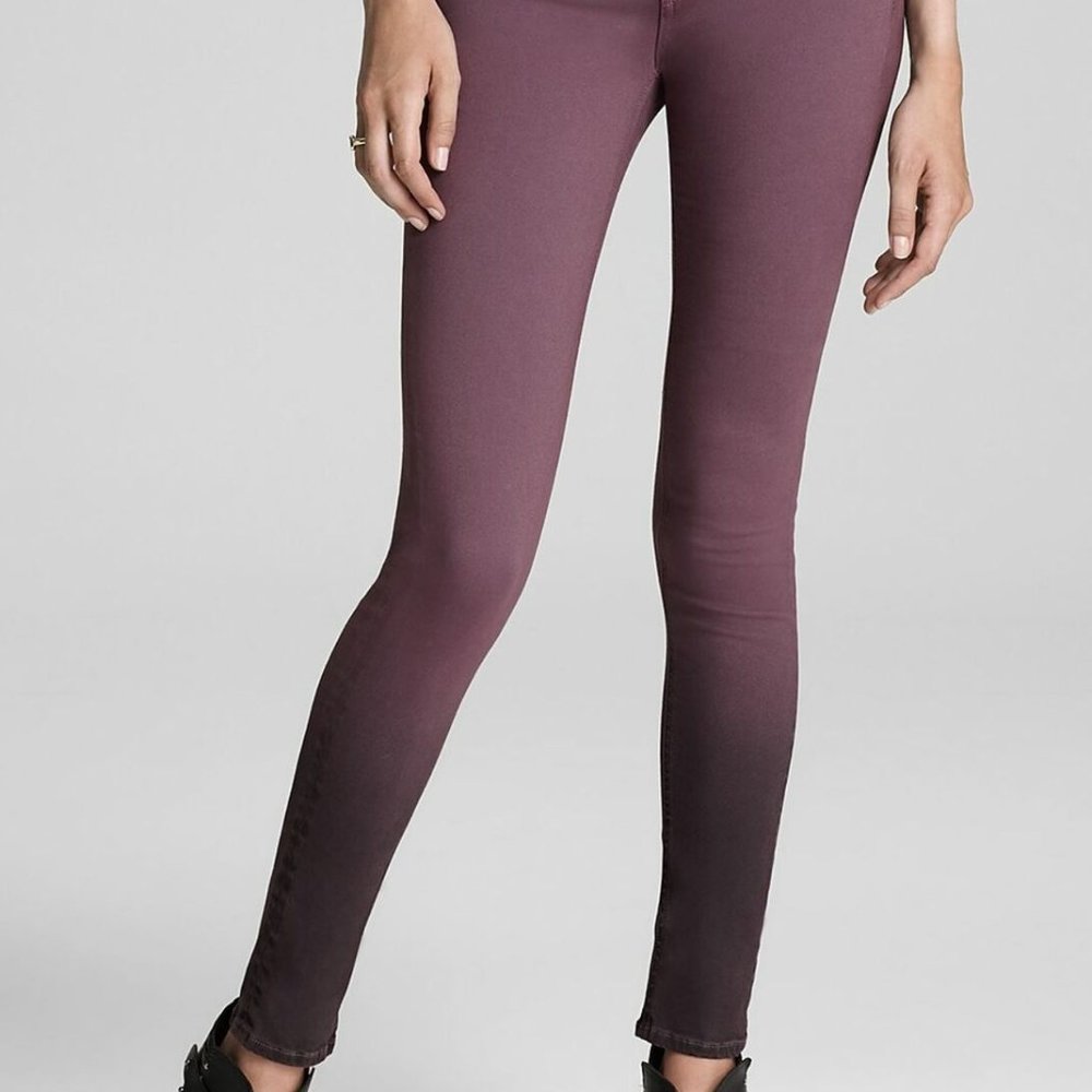 rag & bone Jegging Wine Ombre Size 26